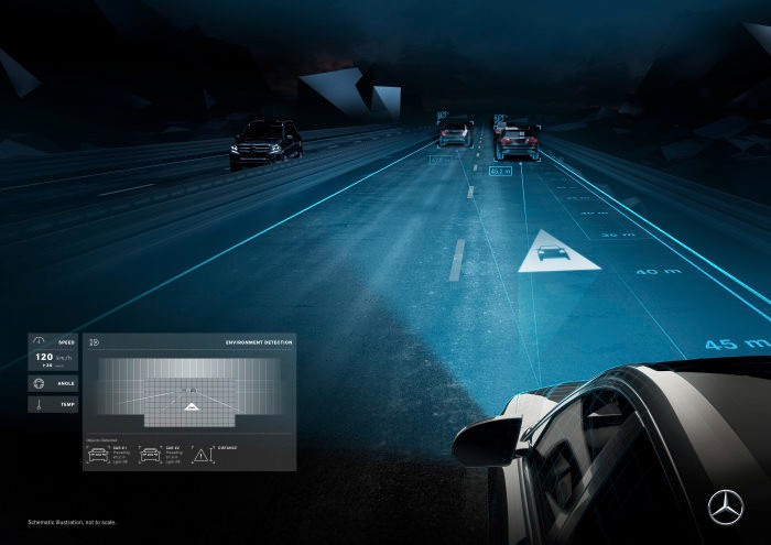 Футуристические фары-проекторы можно будет включить в комплектацию при заказе автомобиля Mercedes-Maybach S-Class